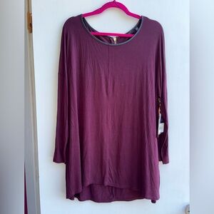 Dex Women's Deep Purple Tunic Top